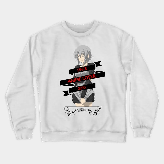 12 - ANIME LOVER SINCE 2010 Crewneck Sweatshirt by SanTees